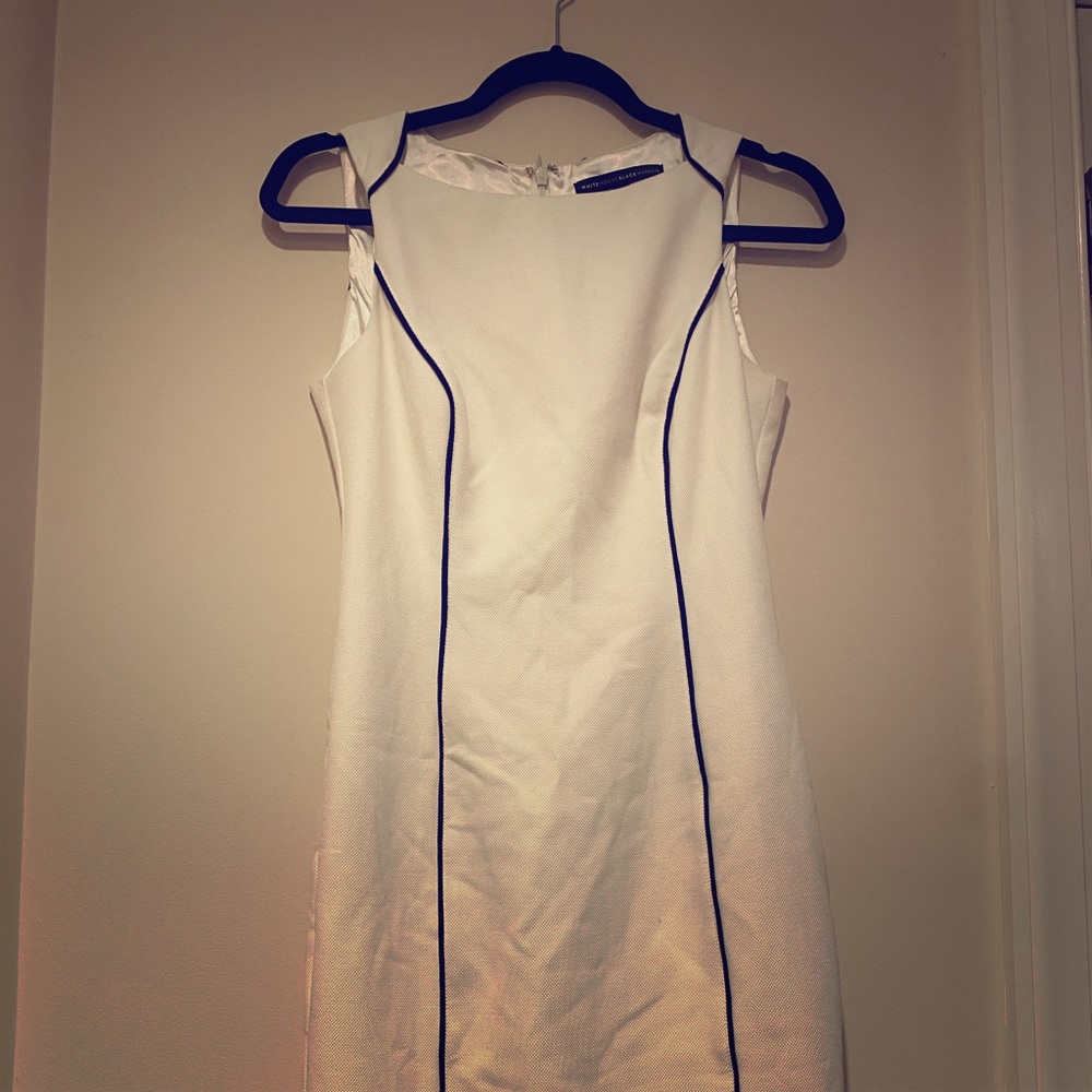 NWOT White House Black Market White Dress